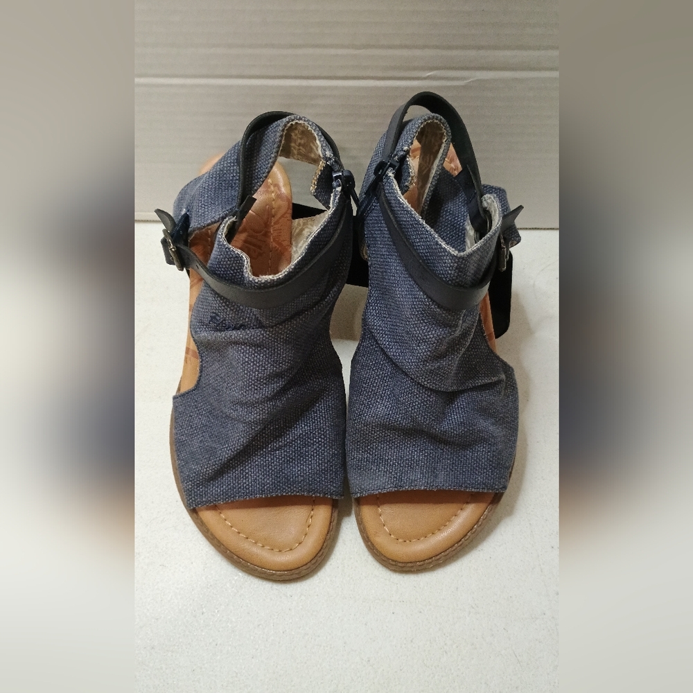 Blow Fish Blue Open-Toe Sandals with Buckle Size 7 - Picture 2 of 6